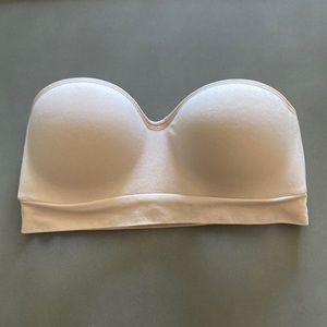 Auden push up strapless bandeau bra size S